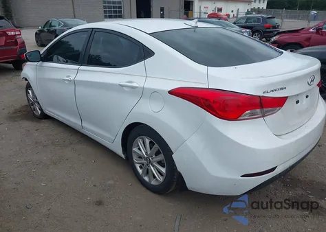 2016 Hyundai Elantra Se z USA, uszkodzony, nr VIN 5NPDH4AE0GH654389